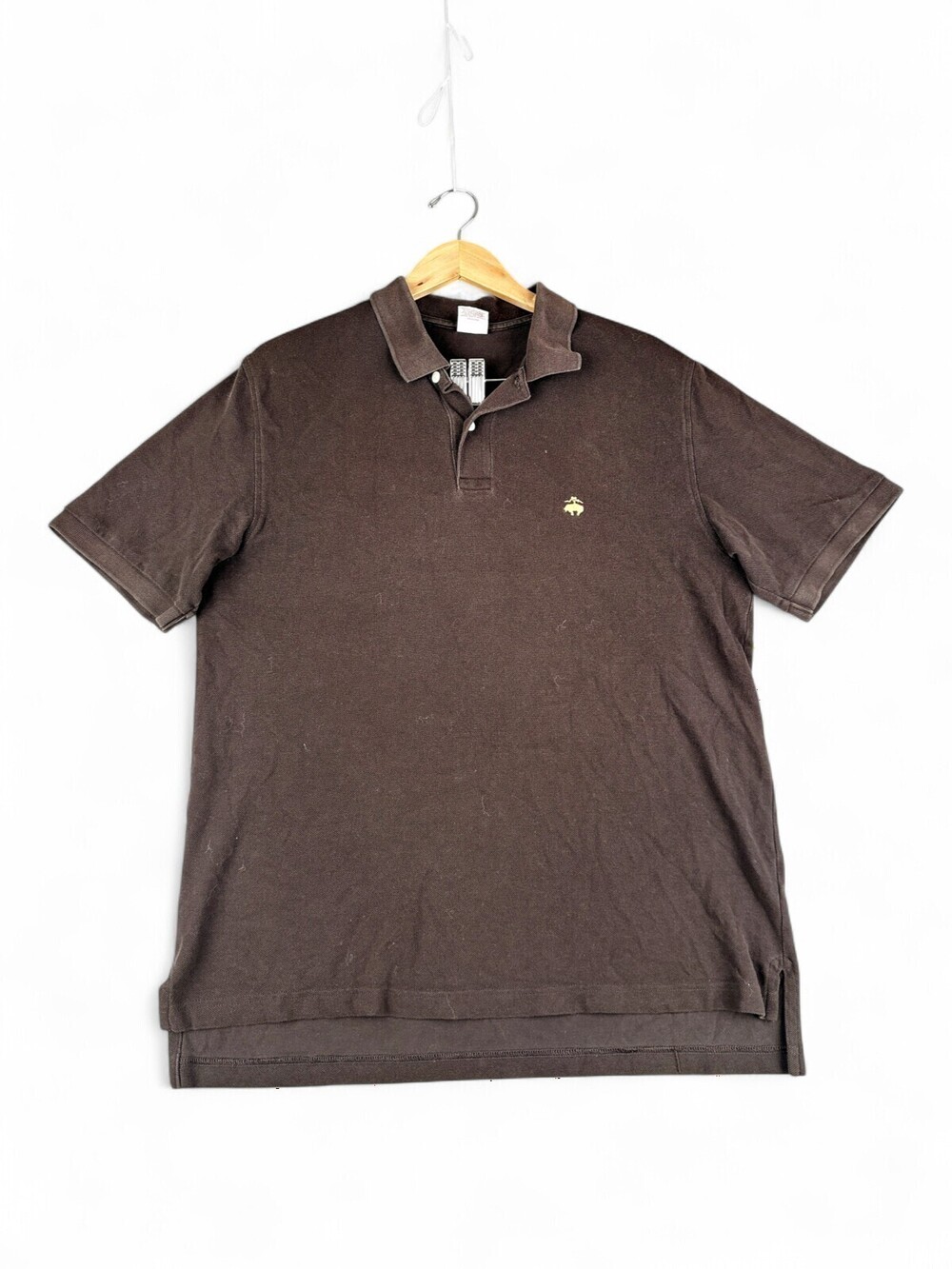 Brooks Brothers Men's Golden Fleece Polo Size L Brown